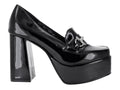 Zapatos de Tacón Cuadrado OYYI Negro para Mujer
