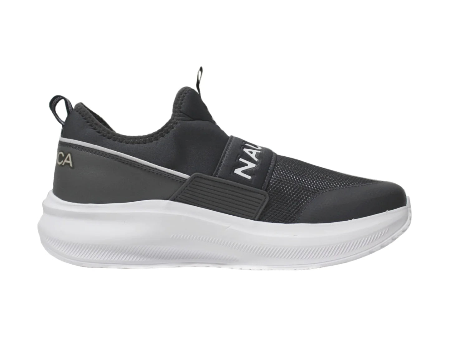 Tenis Nautica Cassiar Oxford Gris para Hombre