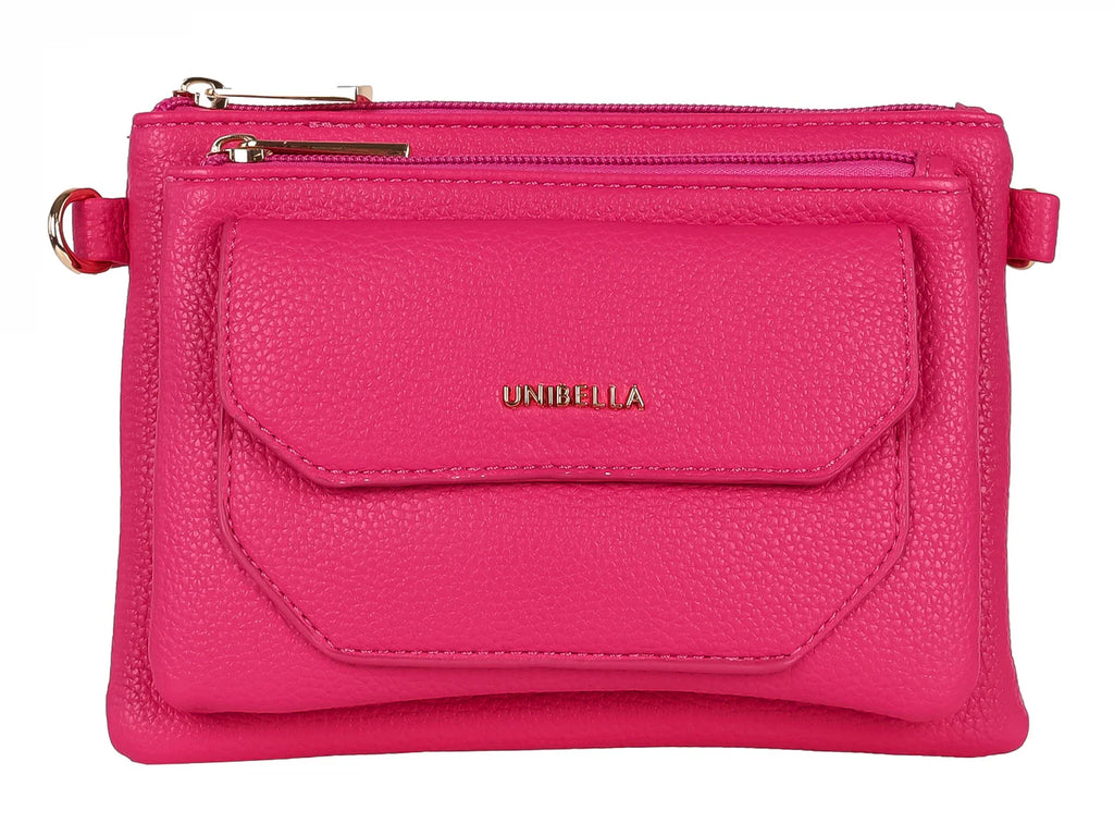Bolsa de Hombro Unibella Color Rose para Mujer