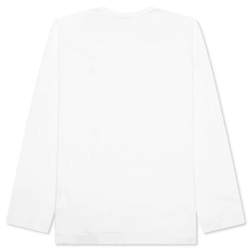 Logo Print Any Heart L S T Shirt White