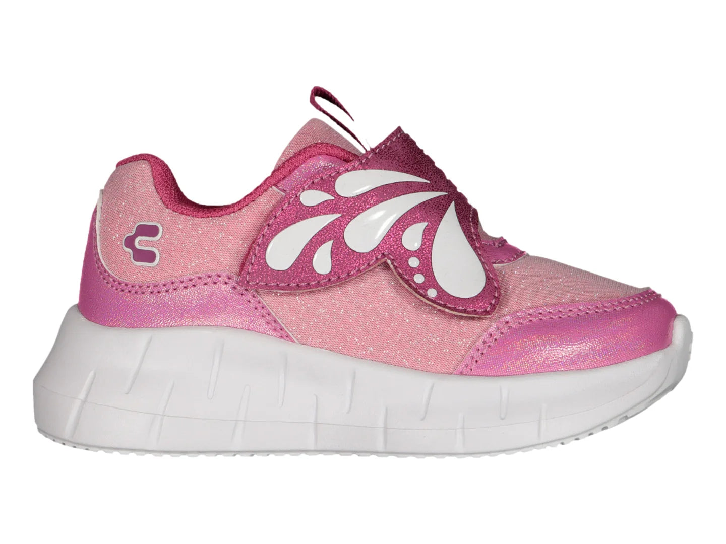 Tenis Charly Rosa y Blanco para Niña