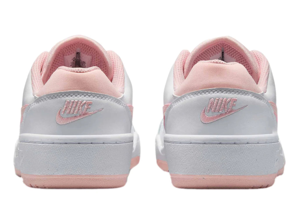 Tenis Nike Full Force Lo Blanco y Rosa para Niña