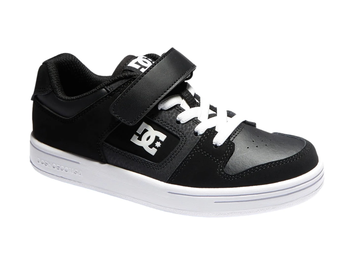 Tenis DC Shoes Manteca 4 V Negro Blanco para Niño