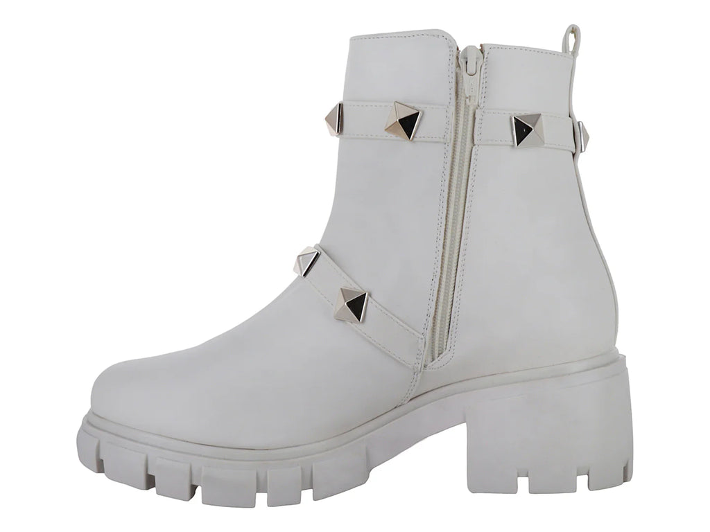 Botines Lady Paulina Blanco con Plataforma para Mujer