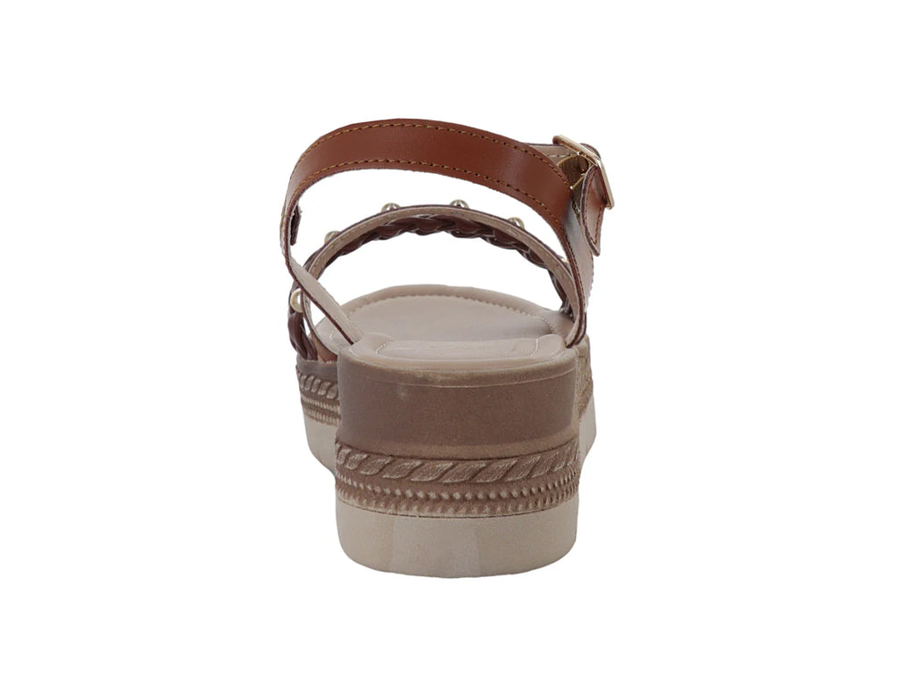 Sandalias Luna Rosa Color Tan para Mujer