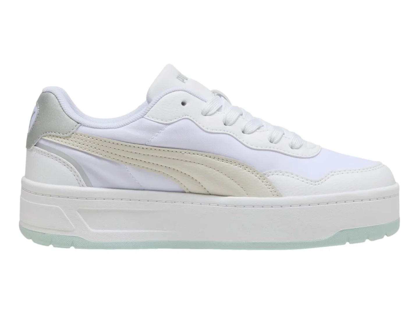 Tenis PUMA Court Lally Skye Blanco y Azul para Mujer
