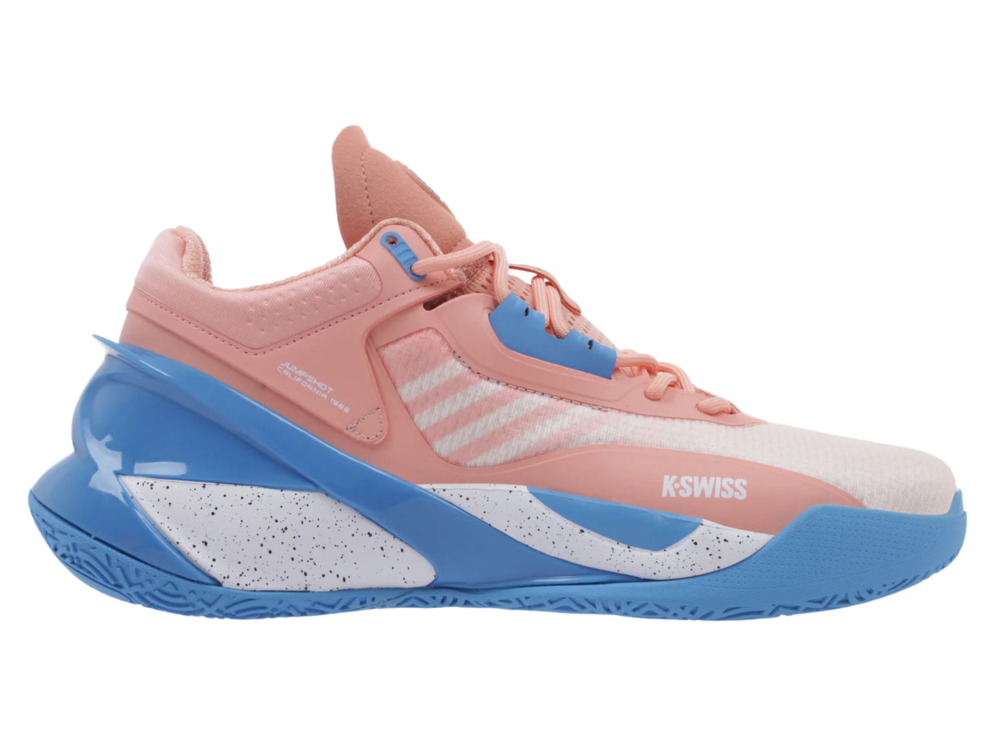Tenis K SWISS Jumpshot Coral y Azul para Hombre