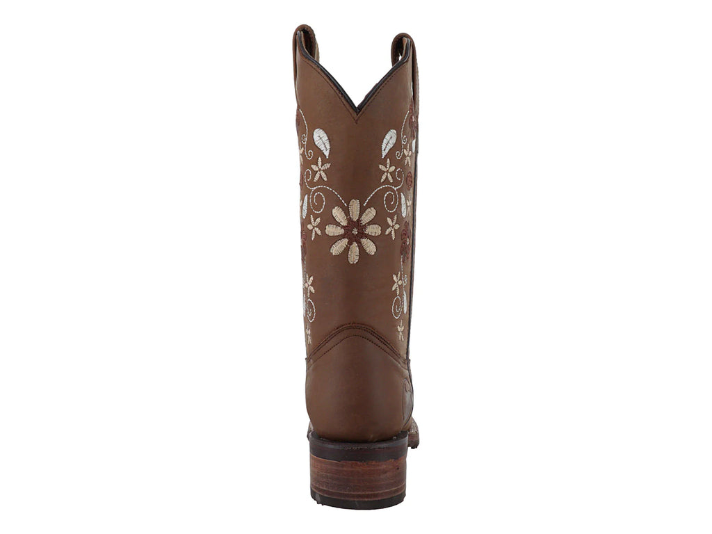 Botas Vaqueras Israel Boots Color Tabaco para Mujer