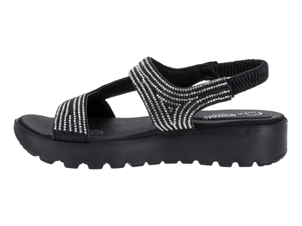 Sandalias Nomadas Negro para Mujer