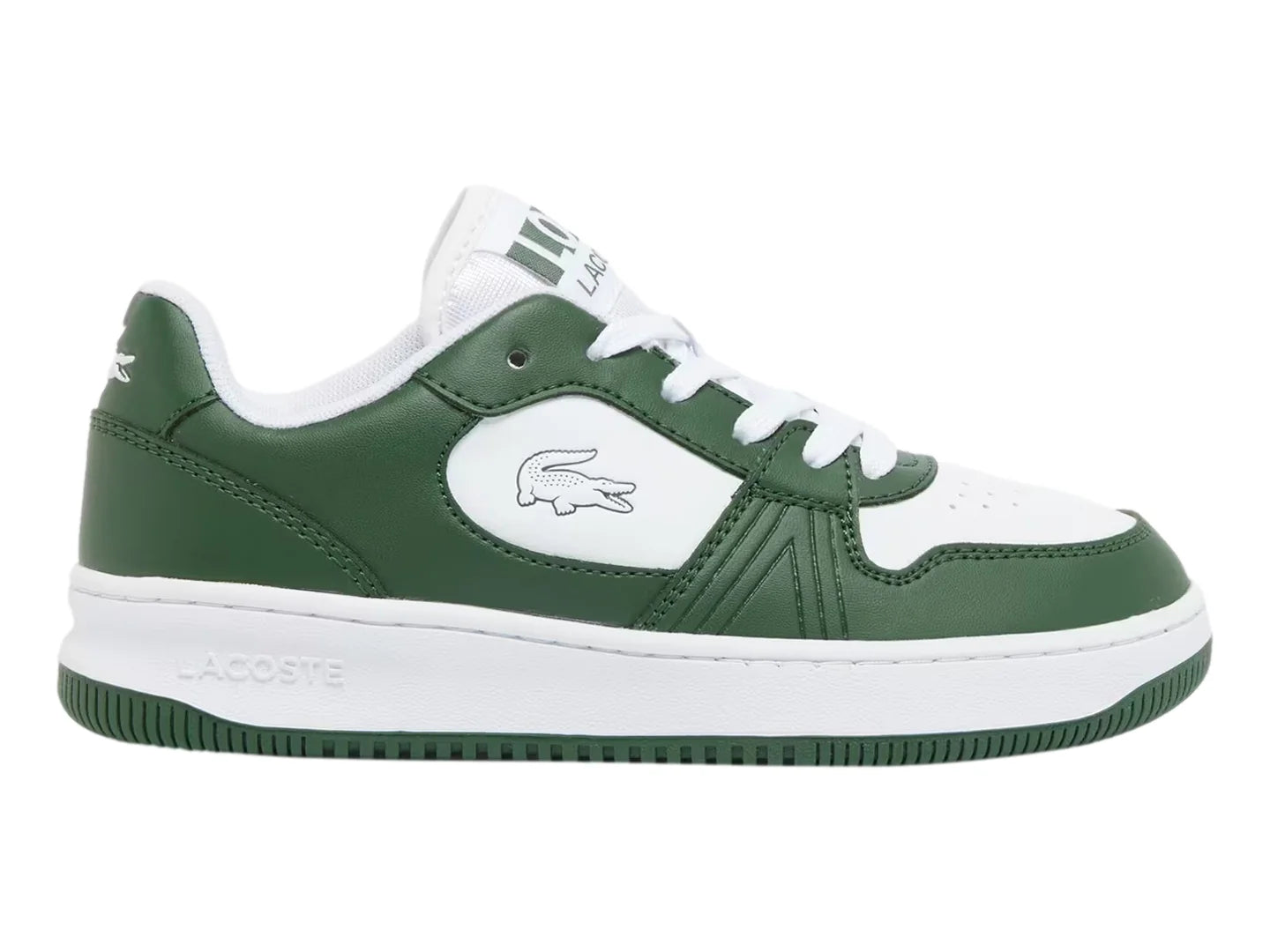 Tenis Lacoste L001 Set Verde y Blanco para Niño