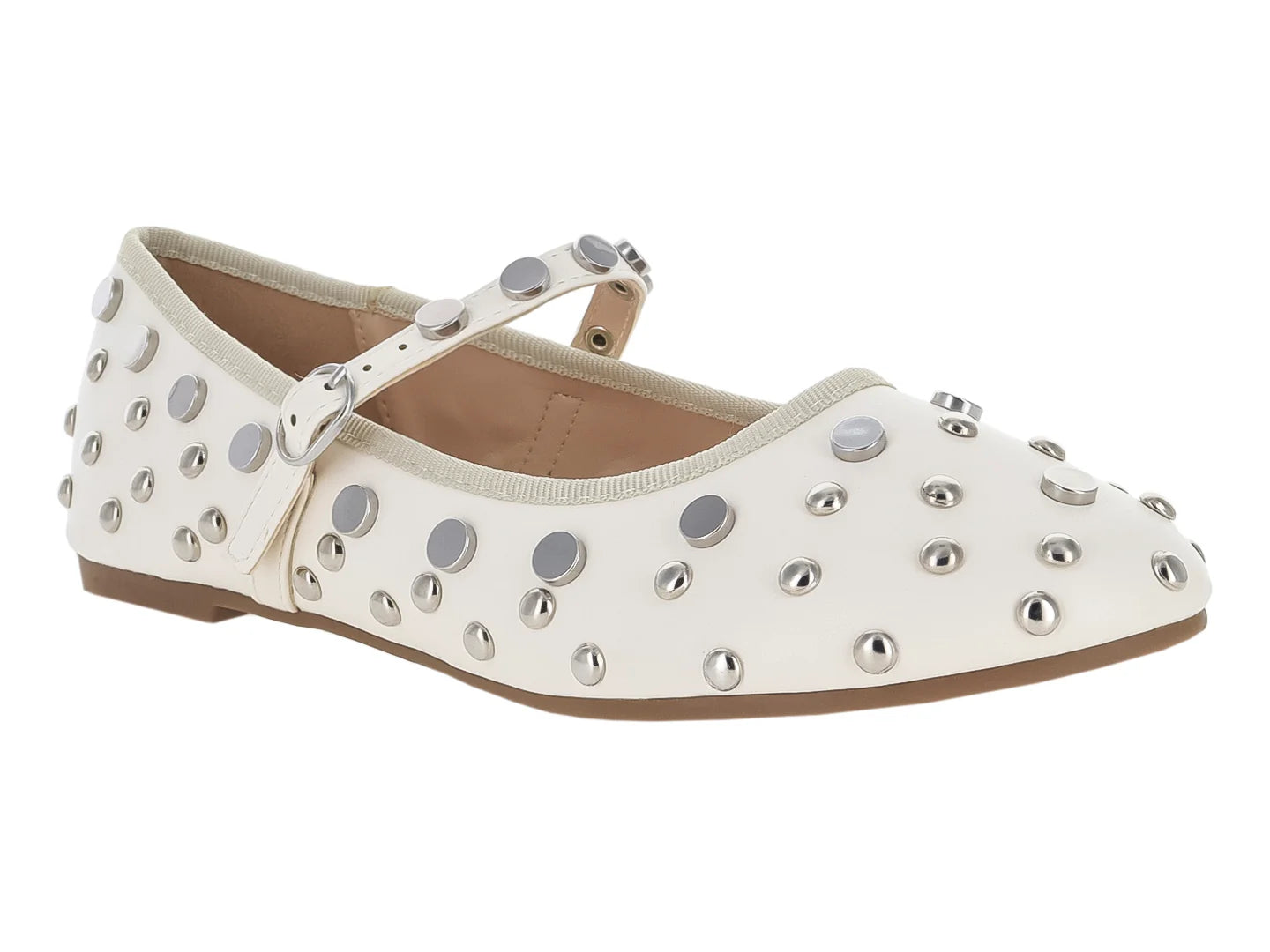 Flats Roze Color Off White para Mujer