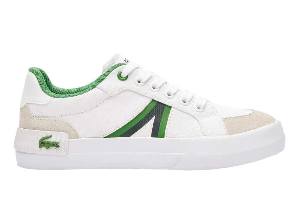 Tenis Lacoste Blanco y Verde para Niño