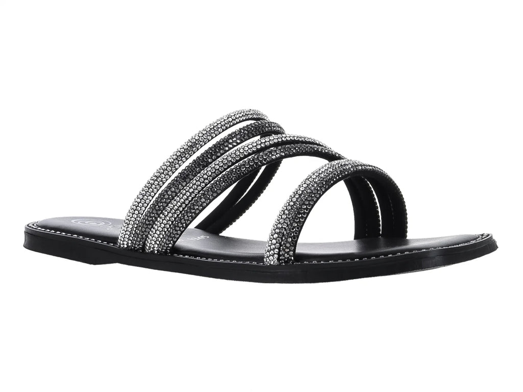 Sandalias Luna Rosa Negro para Mujer