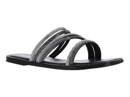 Sandalias Luna Rosa Negro para Mujer