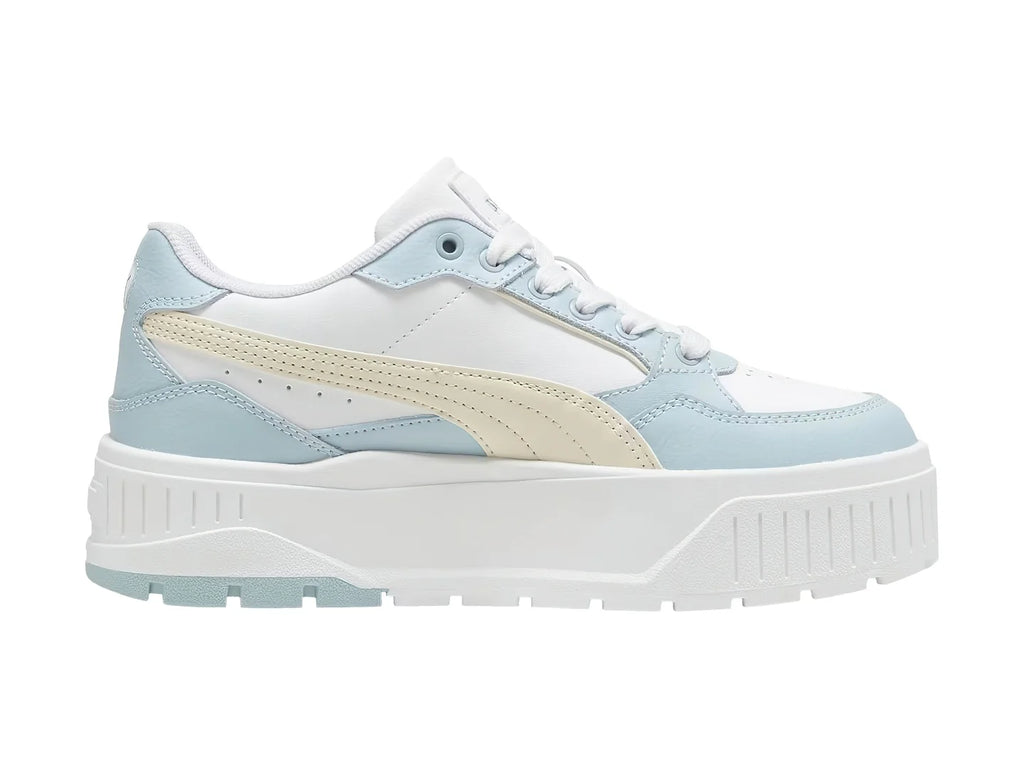 Tenis PUMA Carmen II Idol Blanco y Azul para Niña