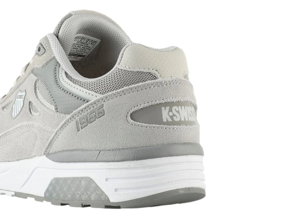 Tenis K Swiss Contender Gris y Blanco para Hombre