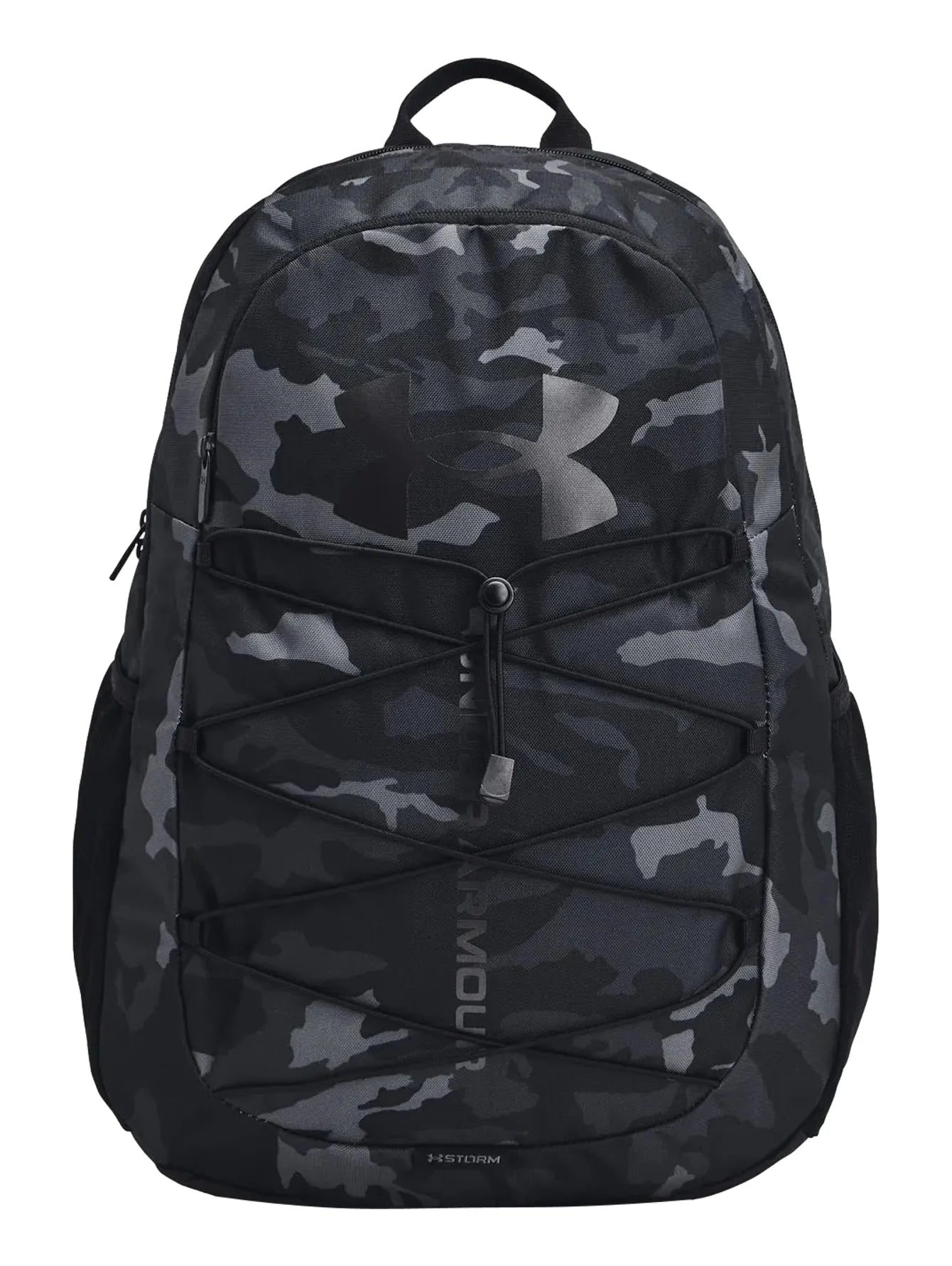 Mochila Under Armour Hustle Sport Negro y Gris Unisex