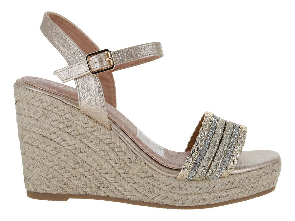 Sandalias de Plataforma Dorado Roze para Mujer