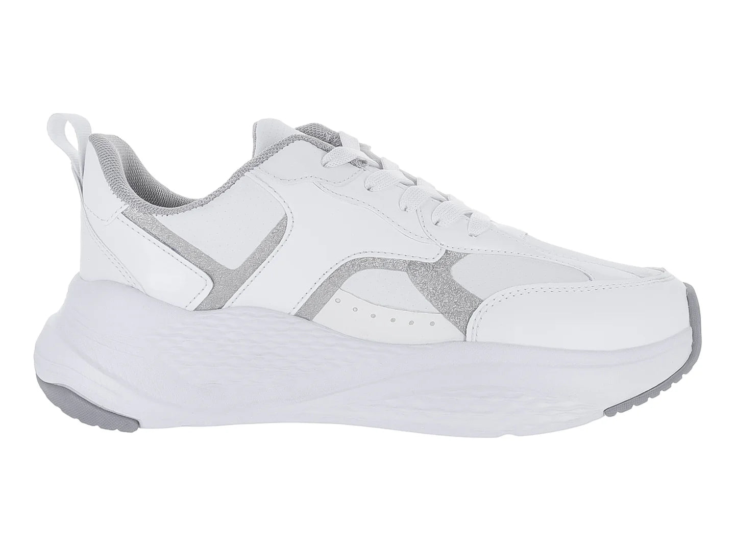 Tenis Makena Blanco Plata para Mujer