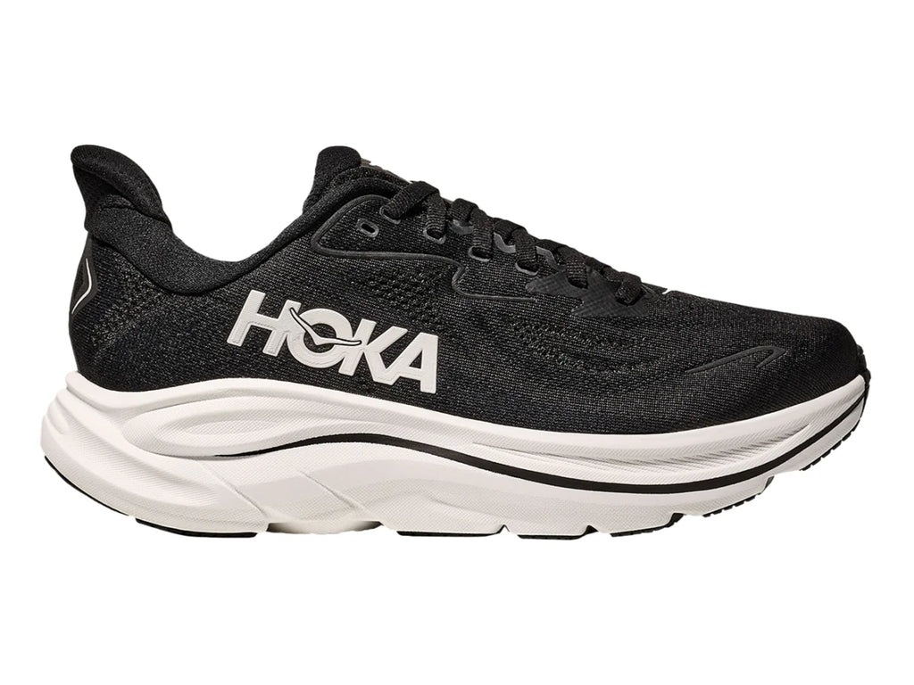 Tenis HOKA Clifton 10 Negro y Blanco para Hombre