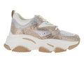 Tenis Steve Madden Privy Silver Gold Coin para Mujer
