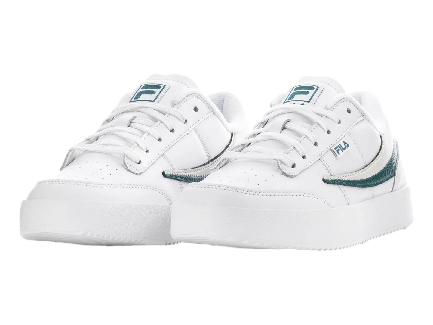 Tenis FILA Royalton Blanco y Verde para Mujer