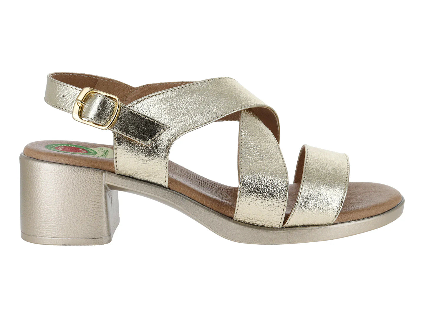 Sandalias Capricho Color Oro para Mujer