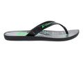 Sandalias Rider Negro Verde para Hombre