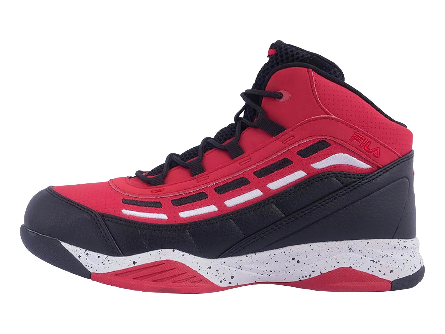 Tenis FILA Spitfire Rojo Negro y Blanco para Niño
