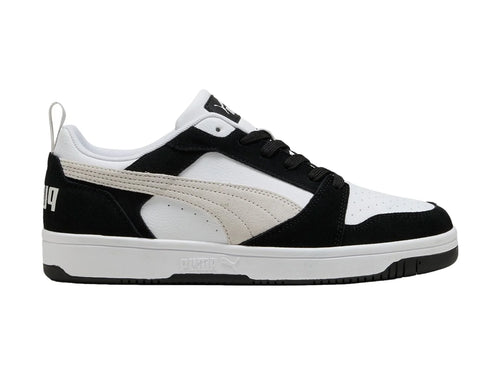 Tenis PUMA Rebound V6 Low SD Negro y Gris para Hombre