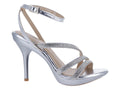 Sandalias Zapatilla Roze Color Plata para Mujer