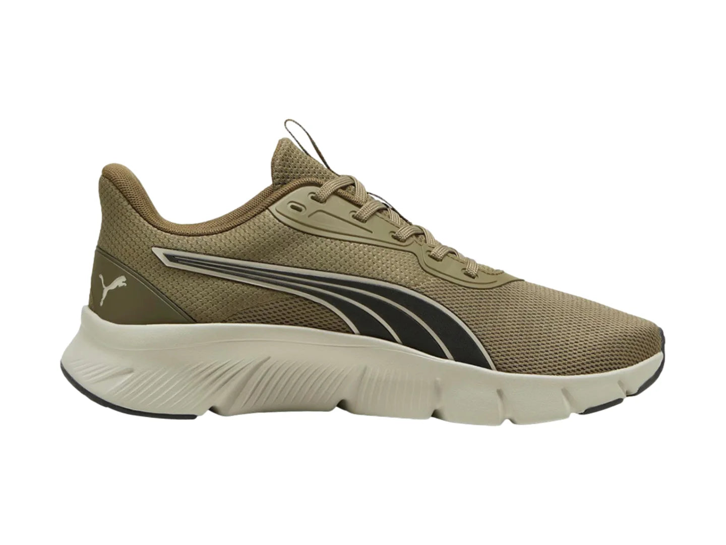 Tenis PUMA Flex Focus Lite Modern Oliva y Beige para Hombre
