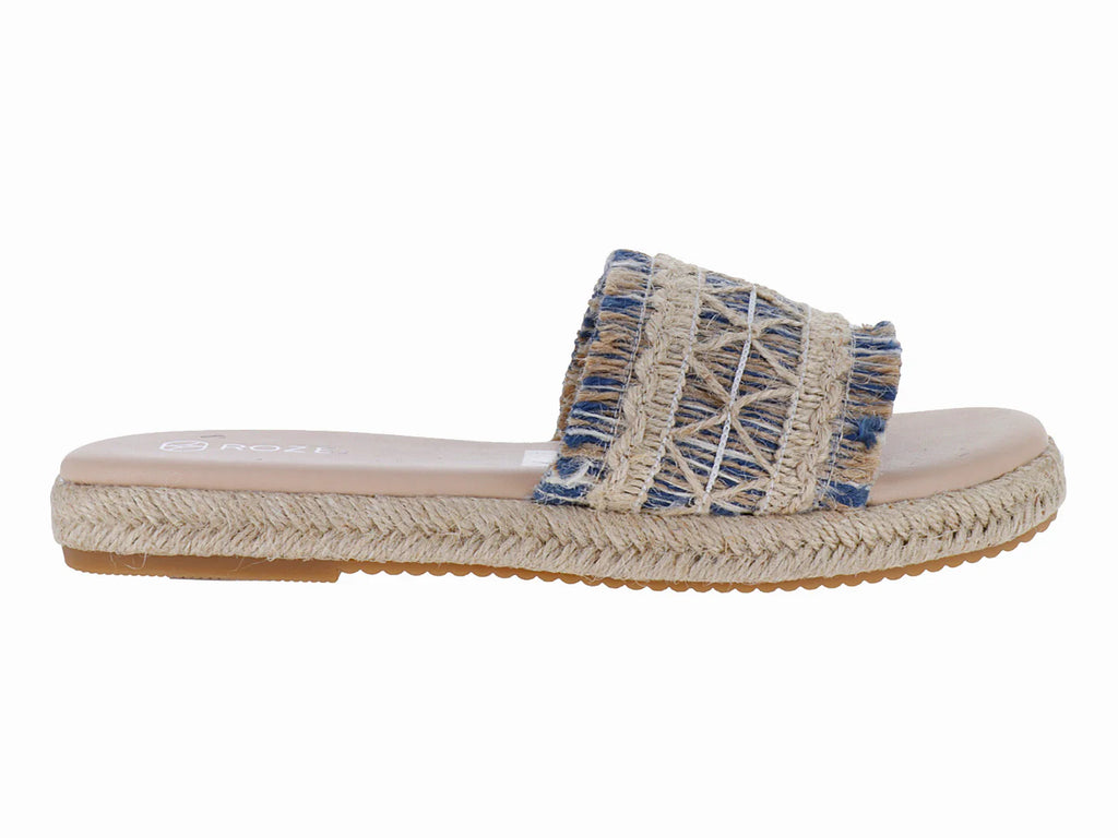 Sandalias Roze Color Denim Beige para Mujer