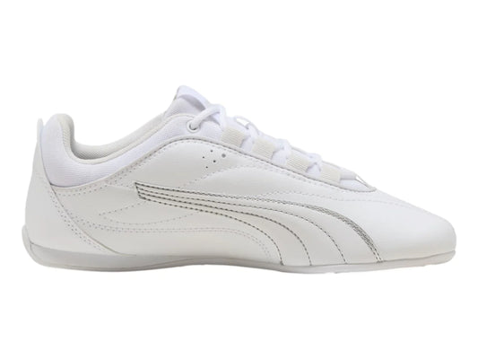 Tenis Puma Catch Soleil Blanco y Plata para Mujer