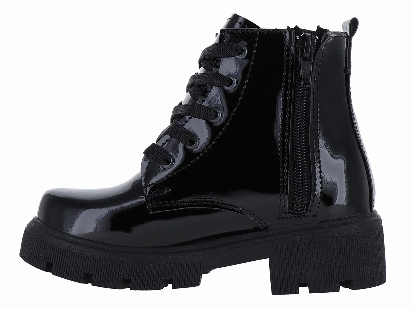 Botas Kassandra de Charol Negro para Niña