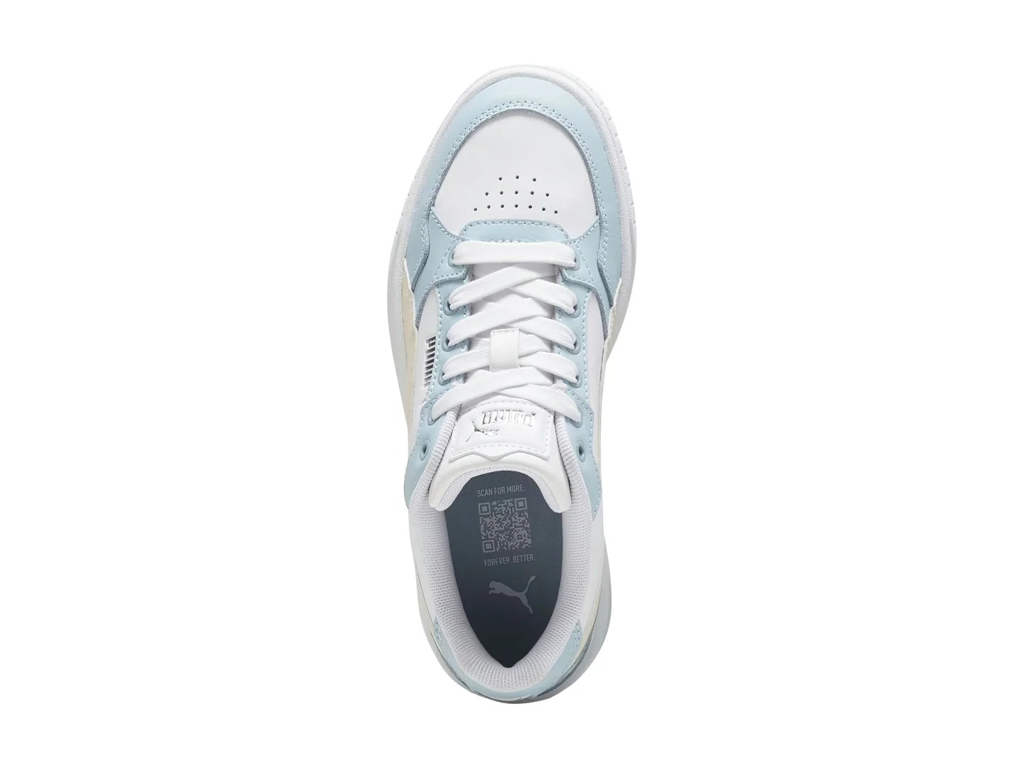 Tenis PUMA Carmen II Idol Blanco y Azul para Niña