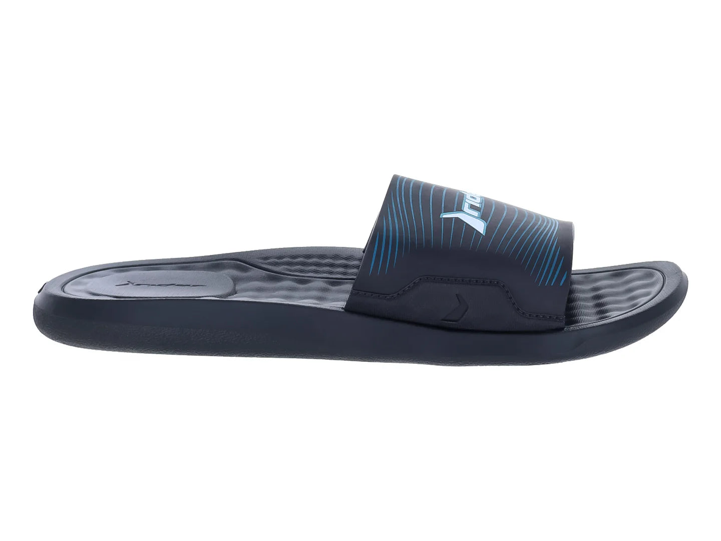 Sandalias Rider Step Slide Negro Blanco para Hombre