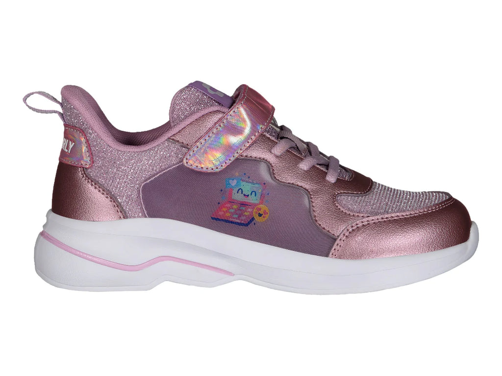 Tenis Charly Morado y Blanco para Niña
