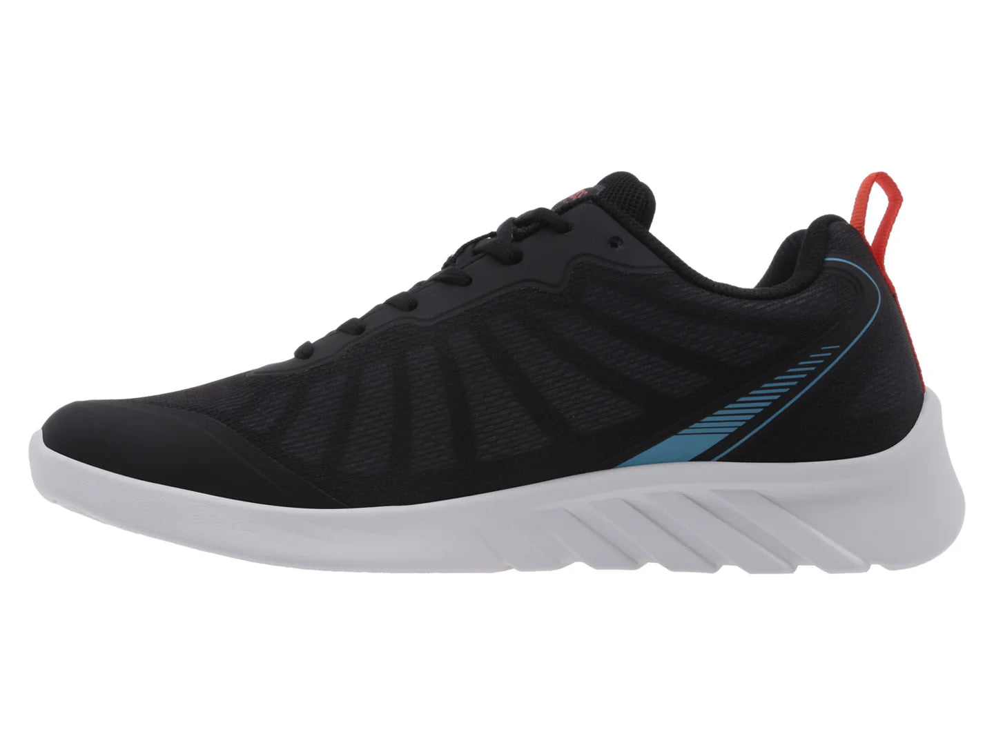 Tenis K Swiss Corel Negro con Azul y Naranja para Hombre