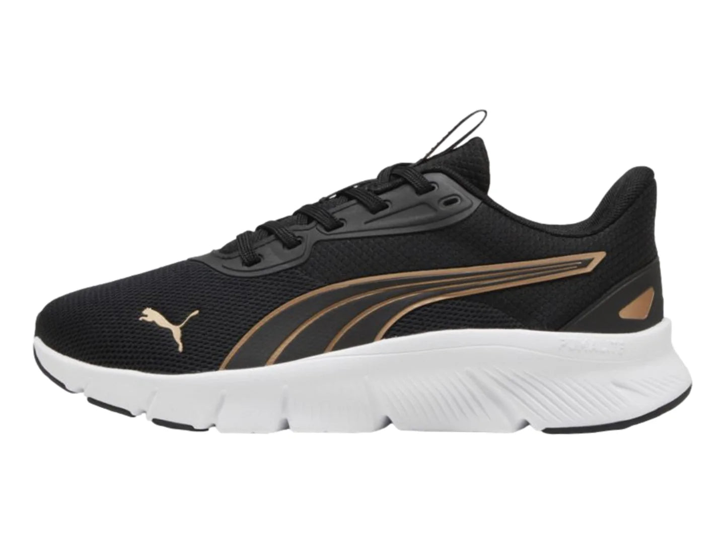Tenis PUMA Flexfocus Lite Modern Negro y Dorado para Mujer