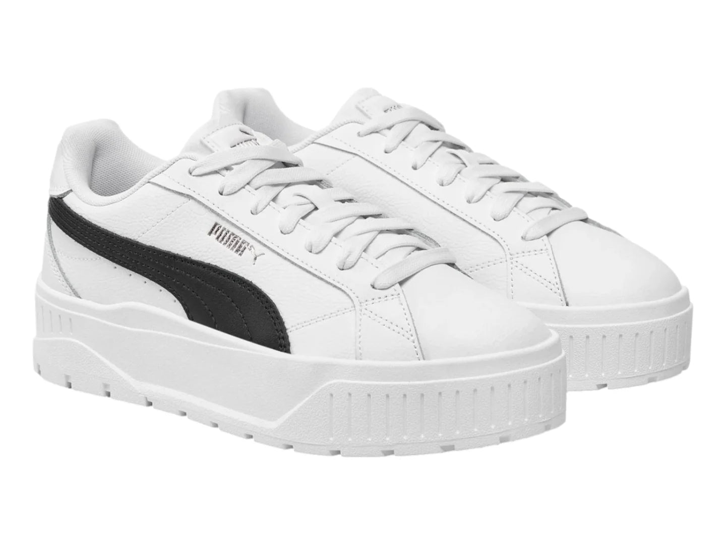 Tenis PUMA Carmen II Jr Blanco y Negro para Niña