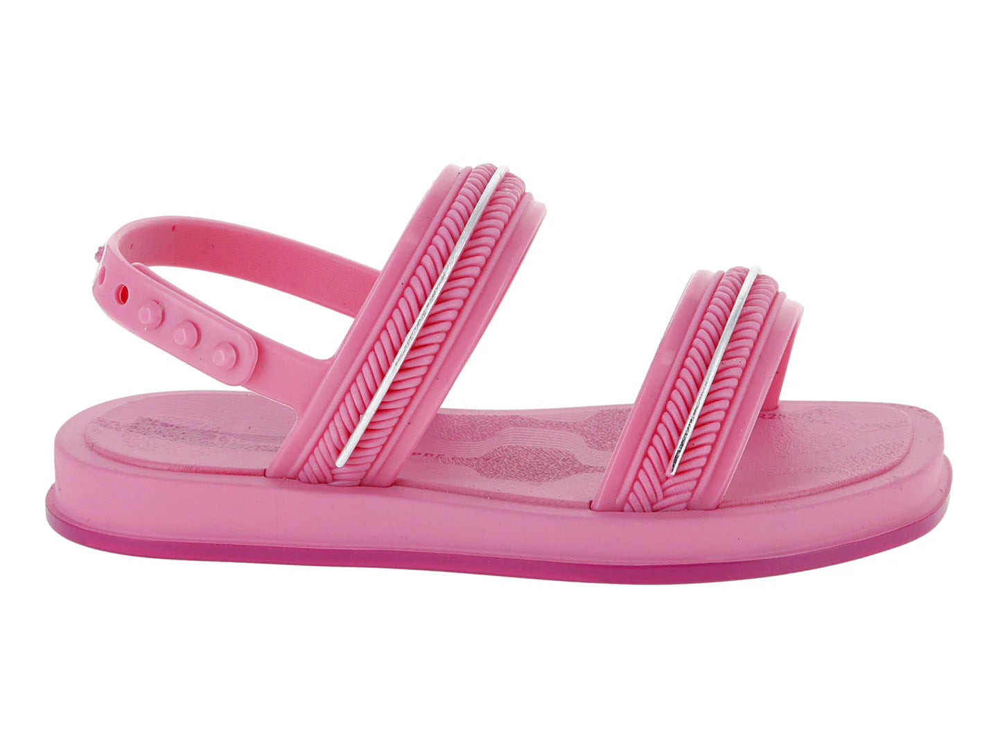 Sandalias de Playa Ipanema Rosa y Plata para Niña
