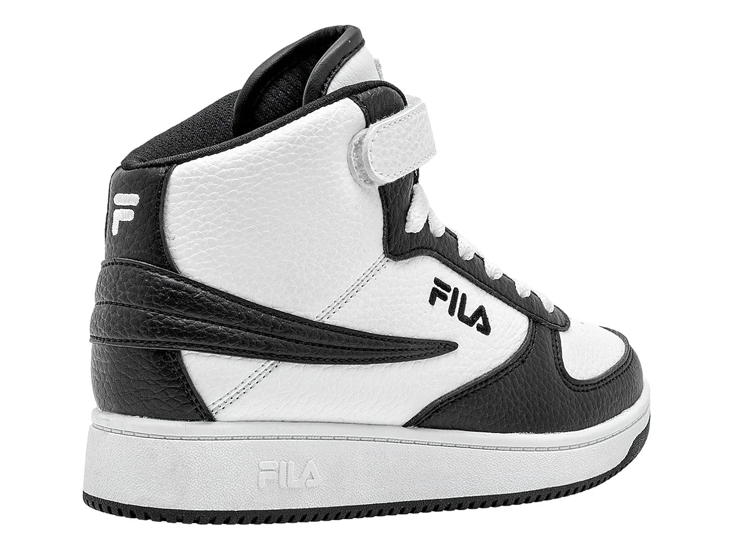 Tenis Fila A High Blanco y Negro para Niño