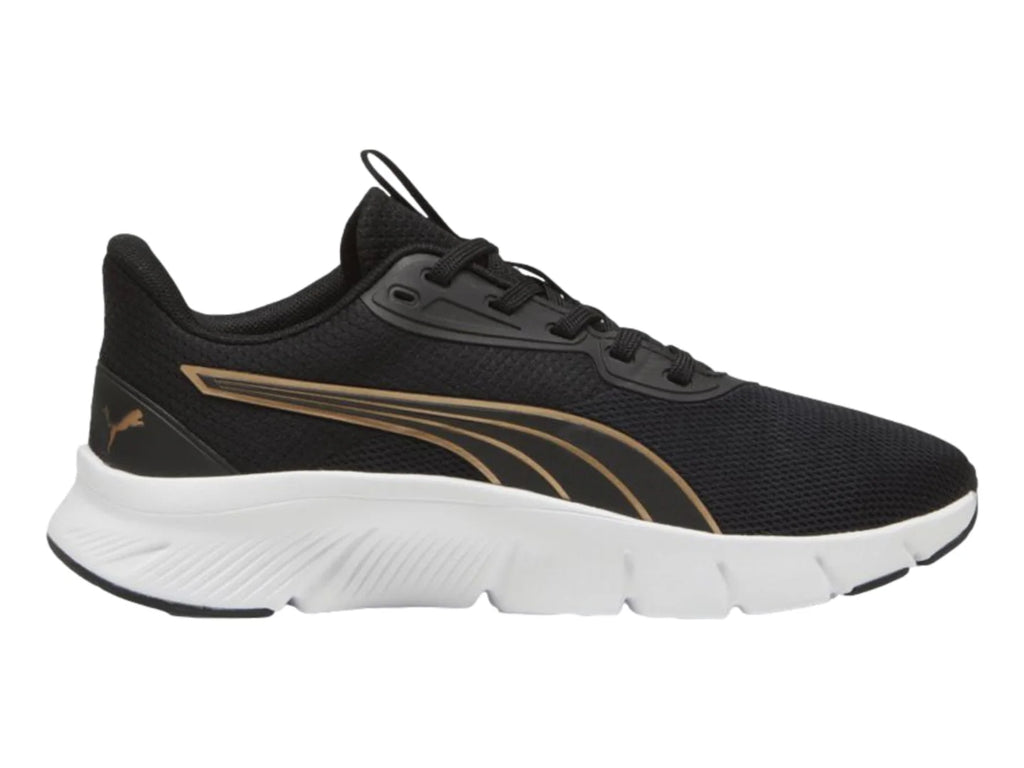 Tenis PUMA Flexfocus Lite Modern Negro y Dorado para Mujer