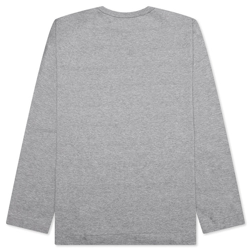 Logo Print Any Heart L S T Shirt Grey