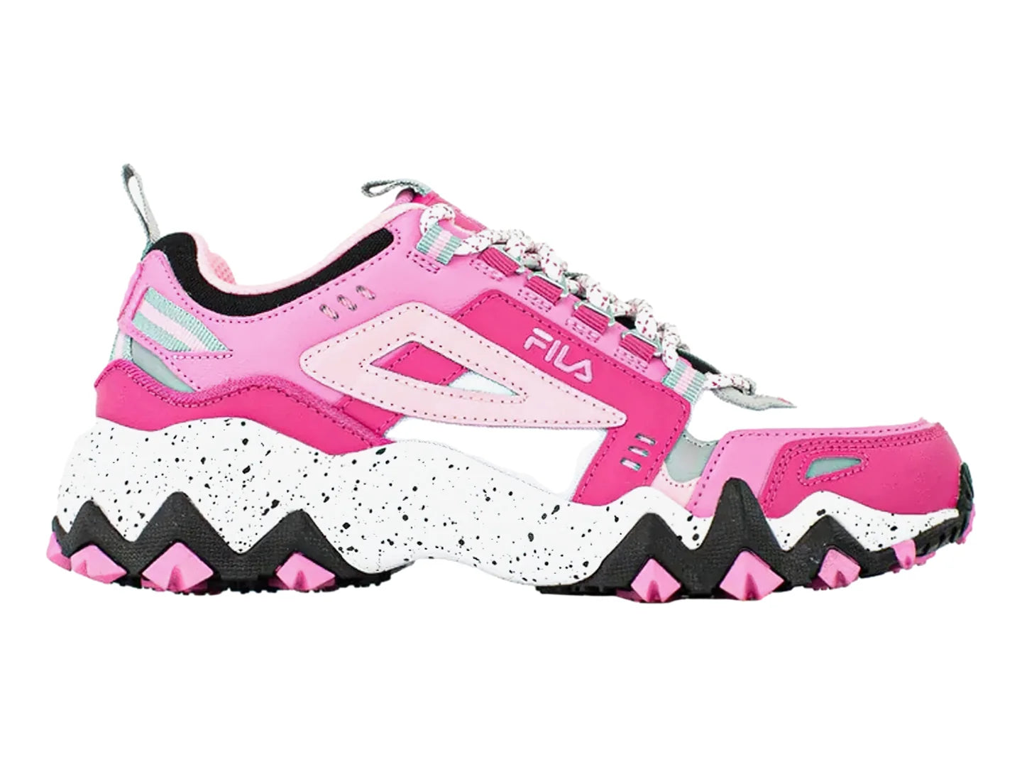 Tenis FILA Oakmont TR Blanco y Rosa para Mujer