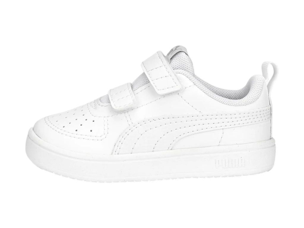 Tenis PUMA Rickie V Blanco y Gris para Niño
