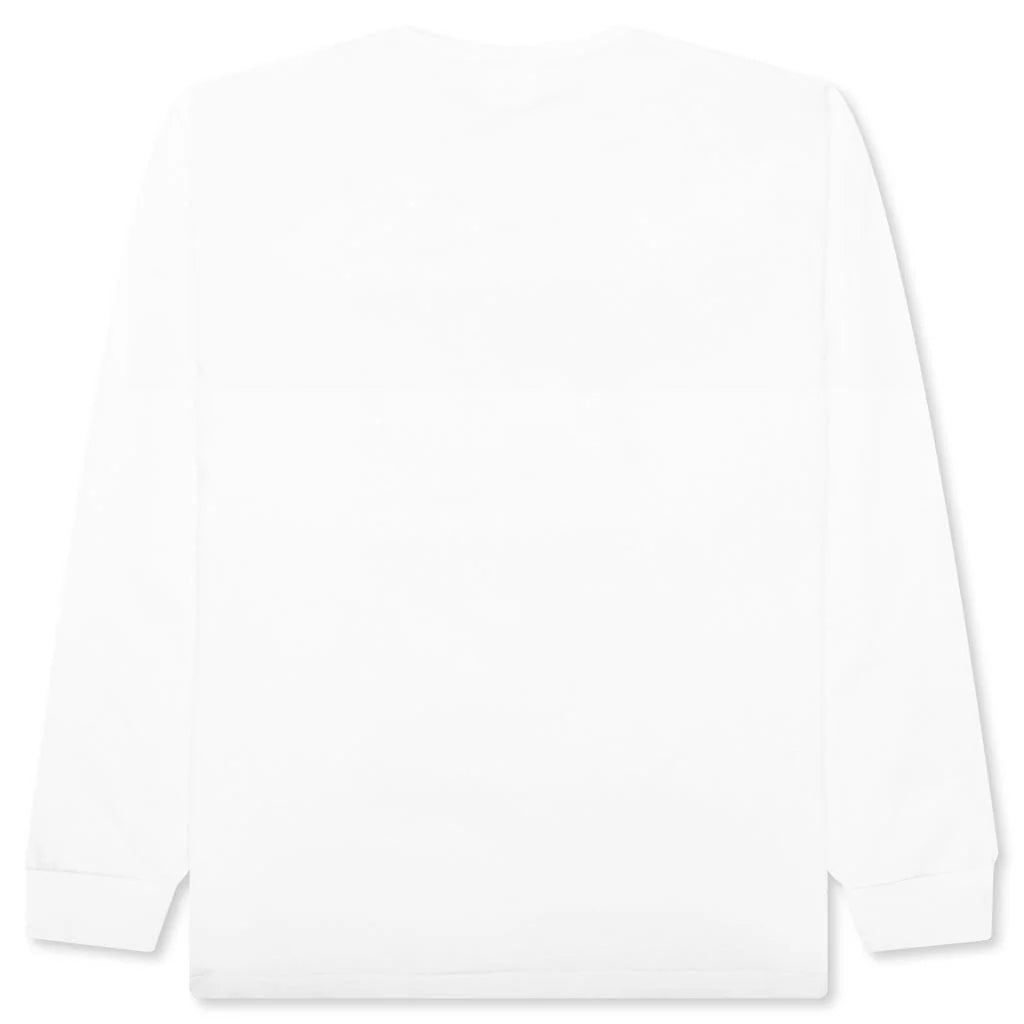 Abc Camo Japanese Letters L S Tee White Green