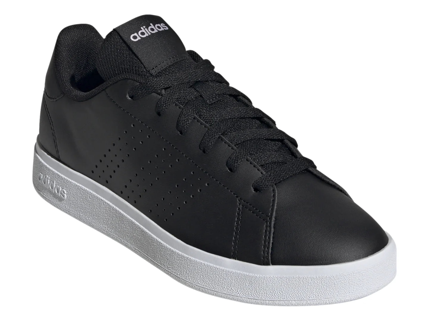 Tenis Adidas Advantage Base 20 Negro y Rosa para Mujer