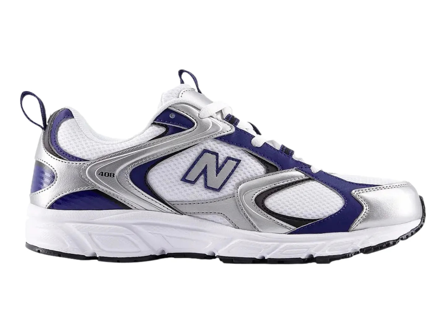 Tenis New Balance 408 Blanco y Azul para Mujer